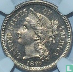 Vereinigte Staaten 3 Cent 1877 (PP) - Bild 1