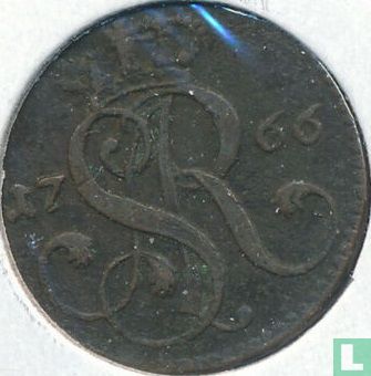Pologne 1 grosz 1766 (G) - Image 1