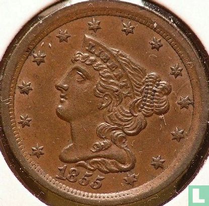 États-Unis ½ cent 1855 - Image 1