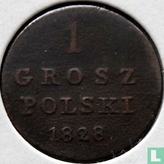 Pologne 1 grosz 1828 - Image 1