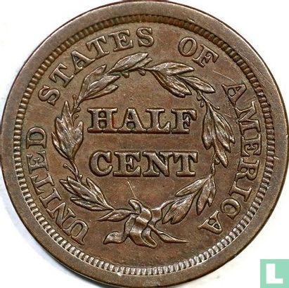 Verenigde Staten ½ cent 1850 - Afbeelding 2