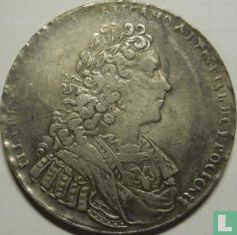 Russie 1 rouble 1729 - Image 2