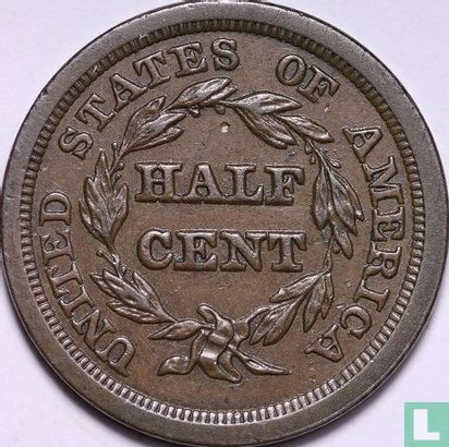 États-Unis ½ cent 1849 (type 2) - Image 2