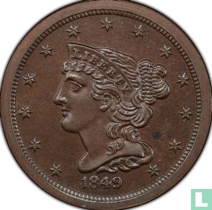 United States ½ cent 1849 (restrike) - Image 1