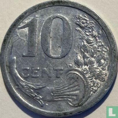 Nice et des Alpes-Maritimes 10 centimes 1920 (frappe médaille) - Image 2