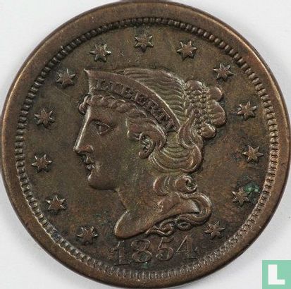 Verenigde Staten 1 cent 1854 - Afbeelding 1