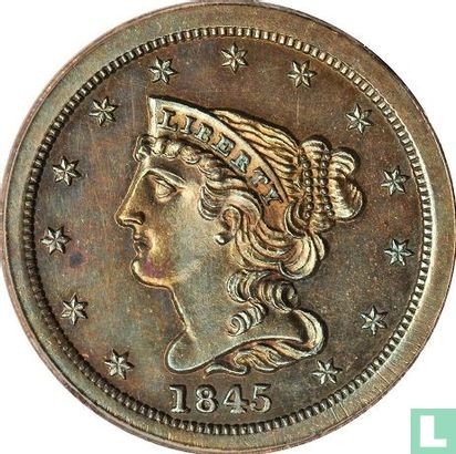 Verenigde Staten ½ cent 1845 - Afbeelding 1