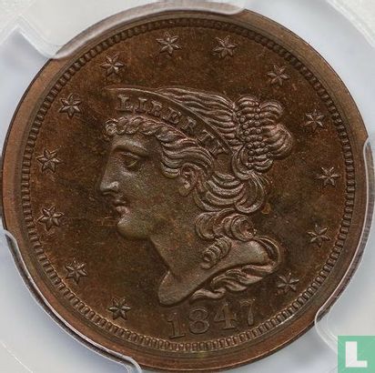 Verenigde Staten ½ cent 1847 (naslag) - Afbeelding 1