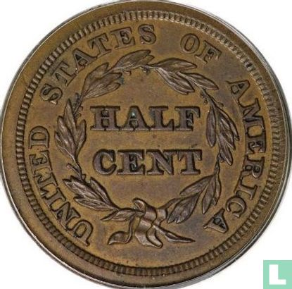 États-Unis ½ cent 1843 - Image 2
