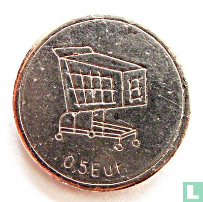 0,5 Eur (winkelwagen) - Image 1