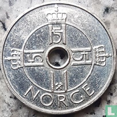 Norwegen 1 Krone 2015 - Bild 2