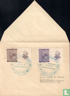 Birth Antonin Dvorak - First day stamp - Image 1
