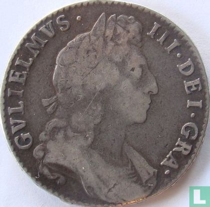 Engeland ½ crown 1697 (zonder letter) - Afbeelding 2