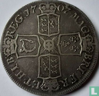 United Kingdom 1 crown 1707 (E) - Image 1