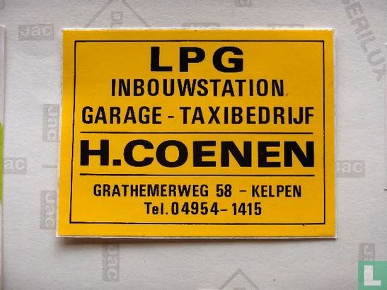 LPG inbouwstation - garage- taxibedrijf