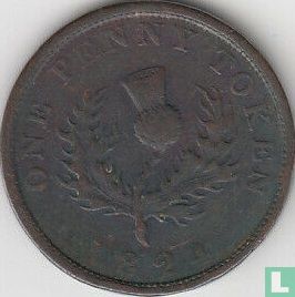Nova Scotia 1 penny 1824 - Image 1