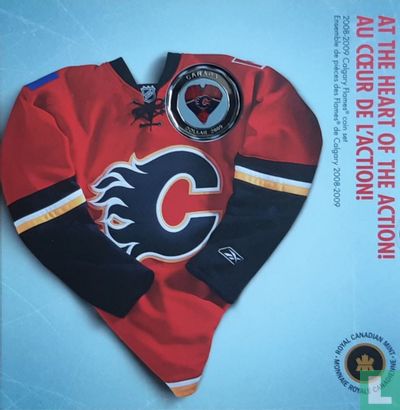 Canada mint set 2009 "Calgary Flames coin set" - Image 1
