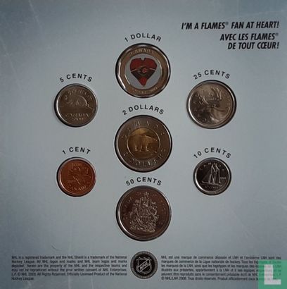 Canada mint set 2009 "Calgary Flames coin set" - Image 2