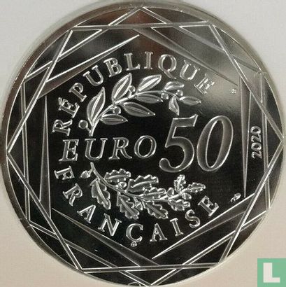 France 50 euro 2020 "Enamored Smurf" - Image 1