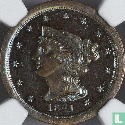 United States ½ cent 1841 (restrike) - Image 1