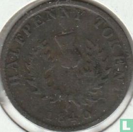 Nova Scotia ½ penny 1840 (type 1) - Image 1