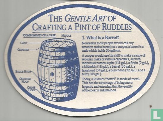 the gentle art of crafting a pint of ruddles - Afbeelding 1