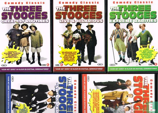 The Three Stooges - 5 DVD Box in kleur - Afbeelding 3