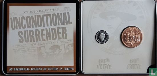 Canada mint set 2005 "60th anniversary of VE-DAY" - Image 3