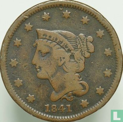 États-Unis 1 cent 1841 - Image 1