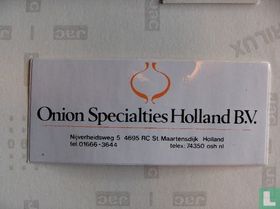 Onions specialties Holland