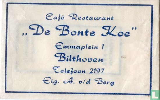 Café Restaurant "De Bonte Koe" - Image 1