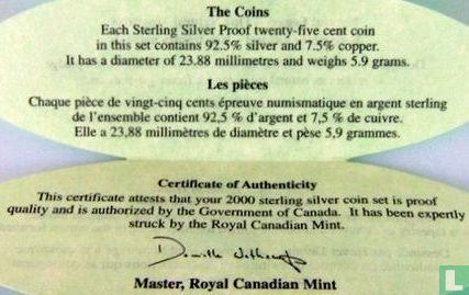 Canada 25 cents 2000 (PROOF) "Health" - Image 3