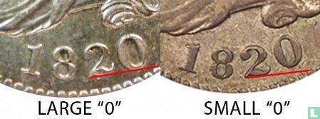 États-Unis 1 dime 1820 (petit 0) - Image 3