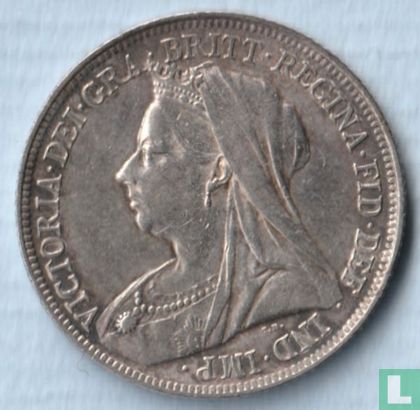 Verenigd Koninkrijk 1 shilling 1898 - Afbeelding 2