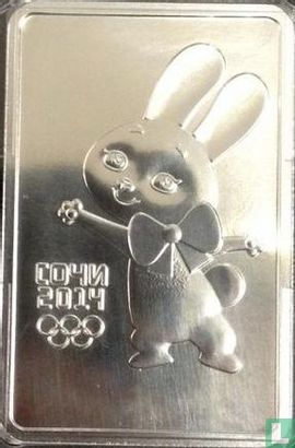 Rusland 3 roebels 2013 "2014 Sochi Winter Olympic mascot" - Afbeelding 2