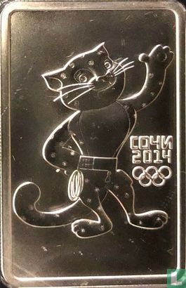 Rusland 3 roebels 2011 "2014 Sochi Winter Olympic mascot" - Afbeelding 2