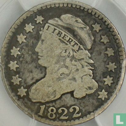 United States 1 dime 1822 - Image 1