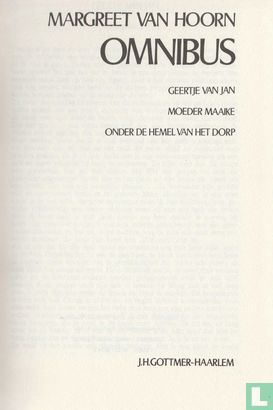 Margreet van Hoorn omnibus - Image 3