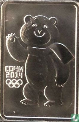 Rusland 3 roebels 2012 "2014 Sochi Winter Olympic mascot" - Afbeelding 2