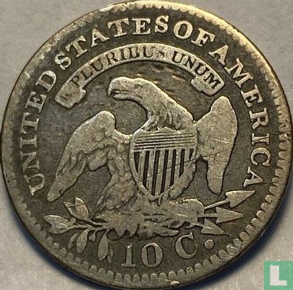 United States 1 dime 1821 (large date) - Image 2