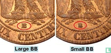 Frankrijk 2 centimes 1862 (grote BB) - Afbeelding 3