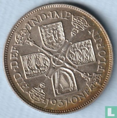 Verenigd Koninkrijk 1 florin 1931 - Afbeelding 1