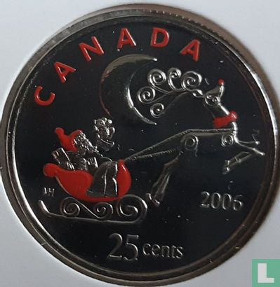 Canada 25 cents 2006 "Christmas" - Image 1
