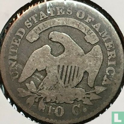 United States 1 dime 1824 (1824/22 - type 2) - Image 2