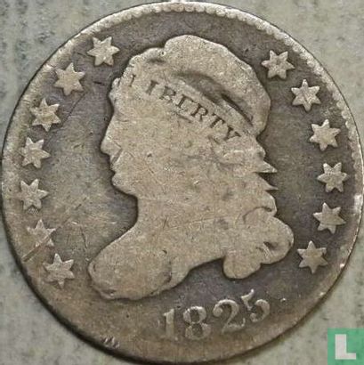 United States 1 dime 1825 - Image 1