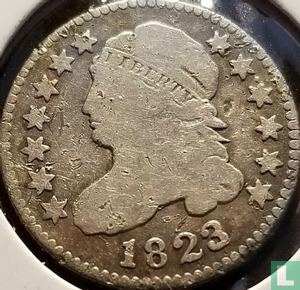 États-Unis 1 dime 1823 (1823/22 - type 2) - Image 1