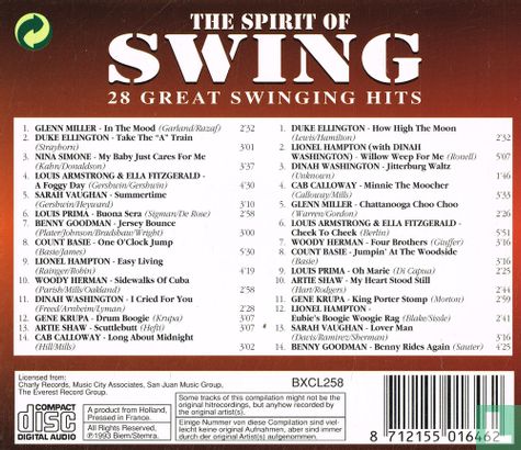 The Spirit of Swing - 28 Great Swinging Hits - Afbeelding 2