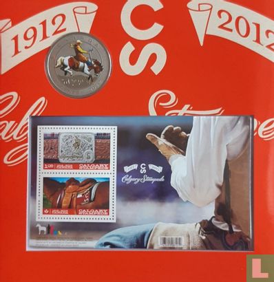 Canada 25 cents 2012 (stamps & folder) "100 years of the Calgary Stampede" - Afbeelding 3