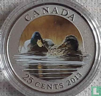 Canada 25 cents 2013 "Mallards" - Afbeelding 1