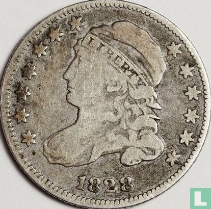 United States 1 dime 1828 (type 2) - Image 1
